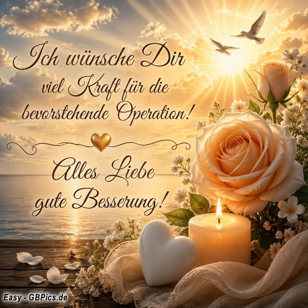 Alles Liebe, gute Besserung!