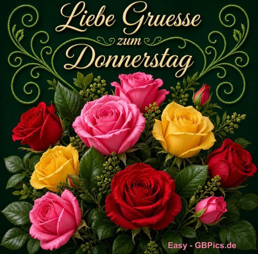 Liebe Grüsse zum Donnerstag