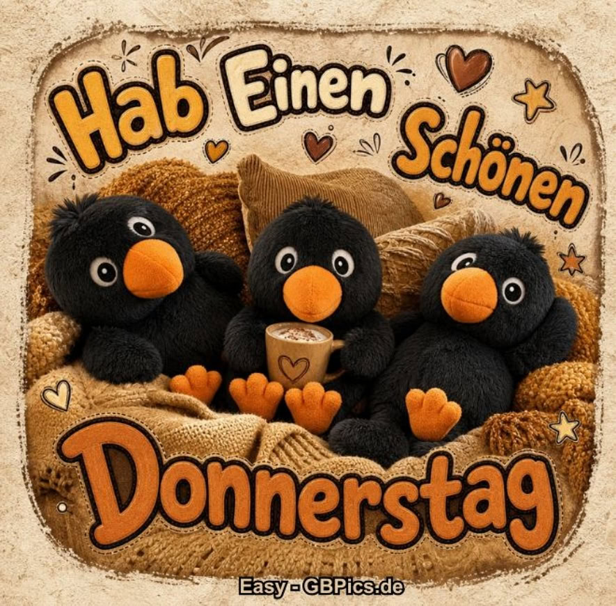 Hab einen schönen Donnerstag!