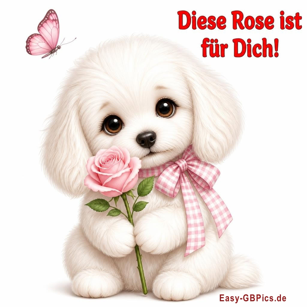 Diese Rose ist für Dich !