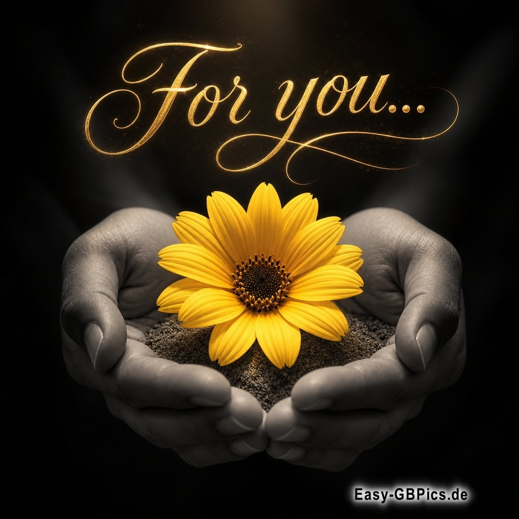 For you - ein kleiner Gruß von Herzen.