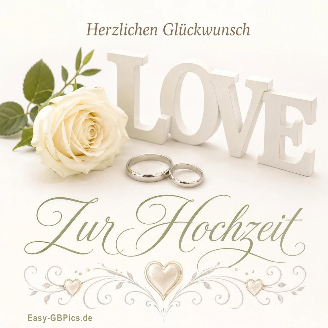 Herzlichen Glückwunsch zur Hochzeit !
