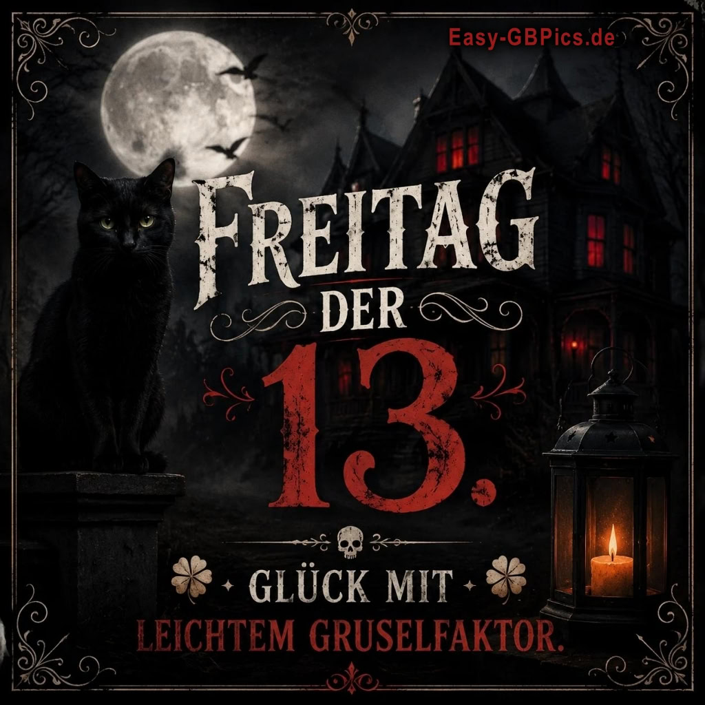Dieser Freitag, der 13. hat alles: Mysterium, Glück und einen Hauch von Grusel.