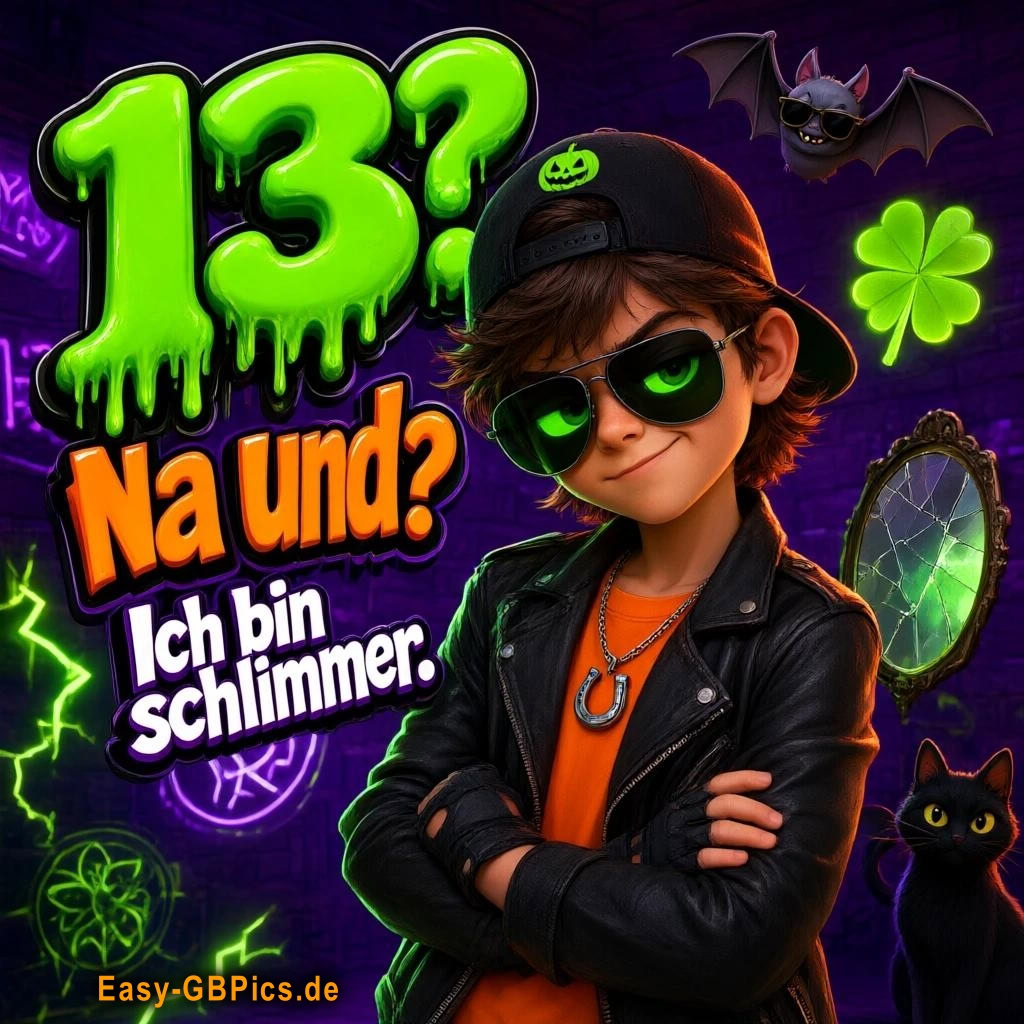 Freitag der 13. - Meine dunkle Seite ist die beste Seite.