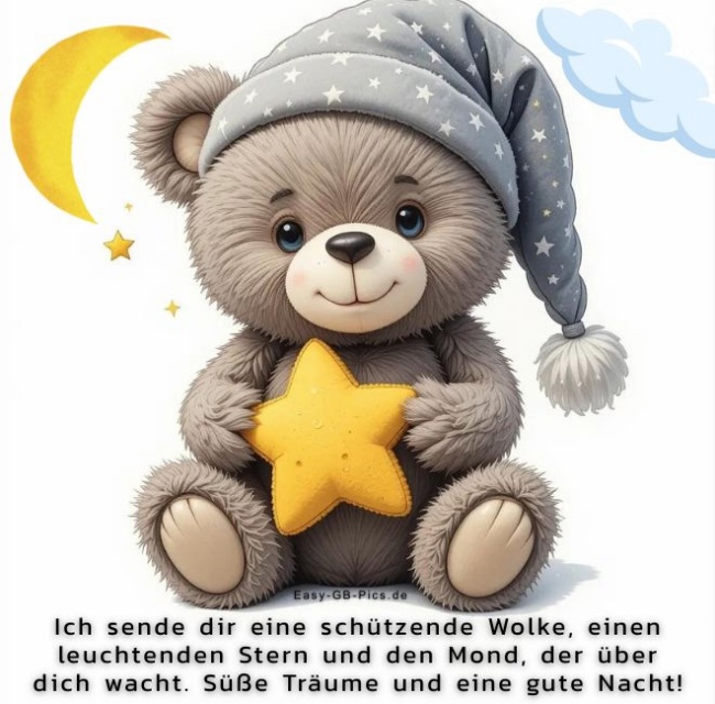 Süßer Gute Nacht Spruch
