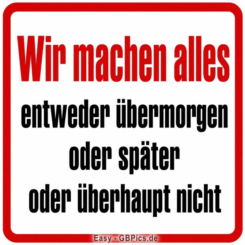 Lustiger Spruch