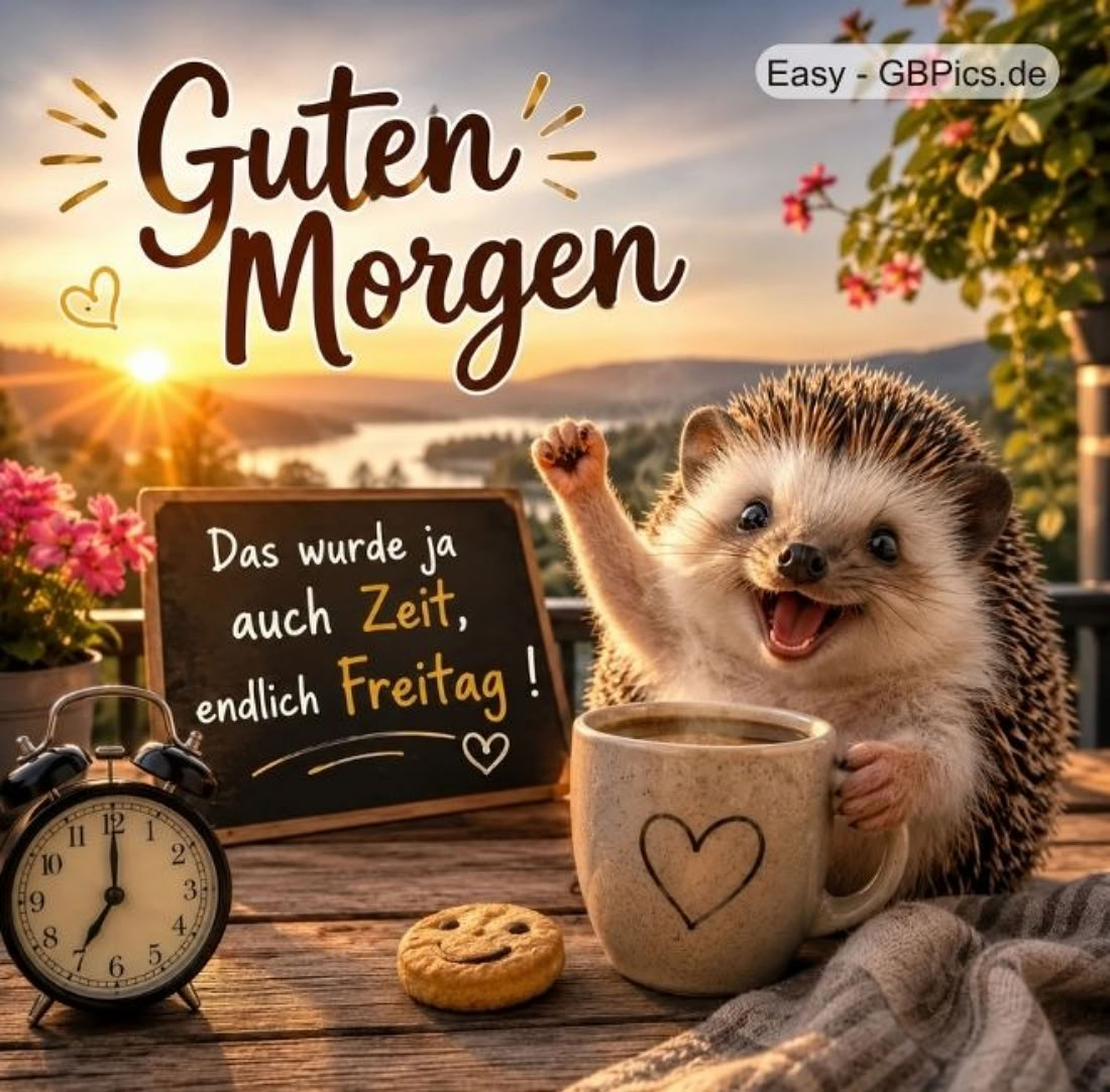 Guten Morgen Freitag