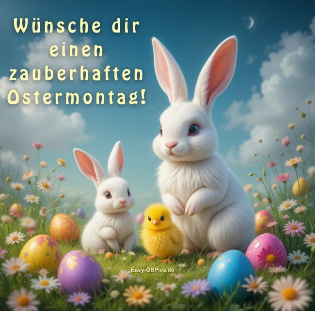 Zauberhaften Ostermontag
