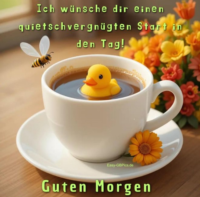 Fröhliche Guten Morgen Grüße