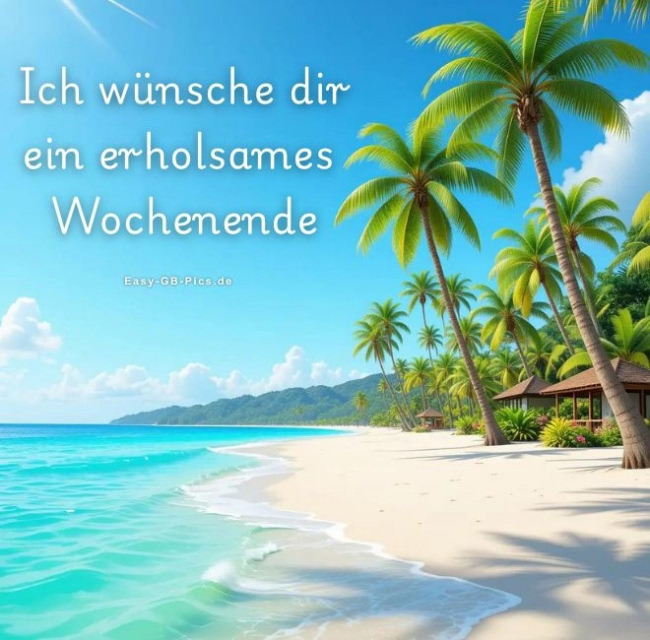 Erholsames Wochenende