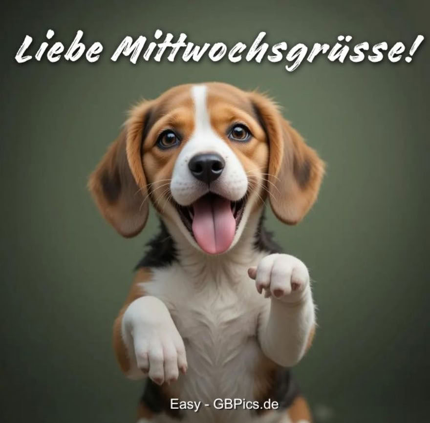 Liebe Mittwochsgrüsse!