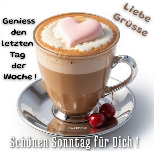 Schönen Sonntag - Liebe Grüsse