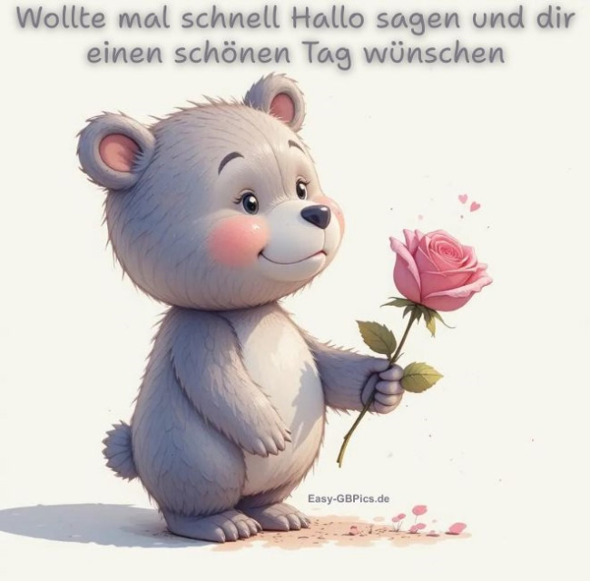 Hallo schöner Tag