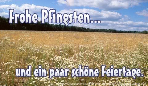 Pfingsten - Pfingstgrüße Whatapp Bilder