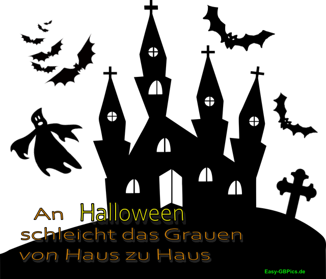 Halloween Spruch Bild