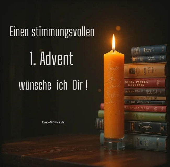 Stimmungsvollen 1. Advent