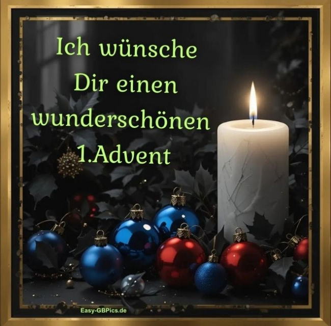 Wunderschönen Ersten Advent