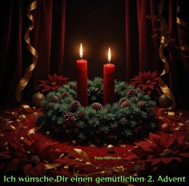 Gemütlichen zweiten Advent