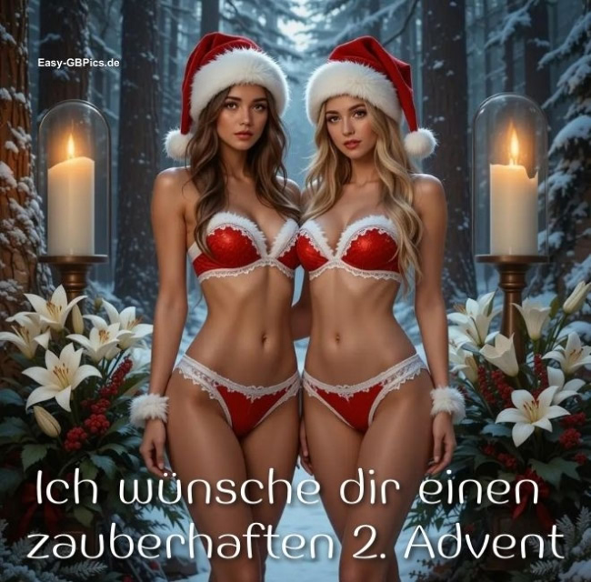 Zauberhaften zweiten Advent