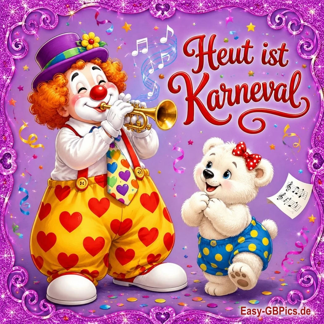 Heute ist Karneval.