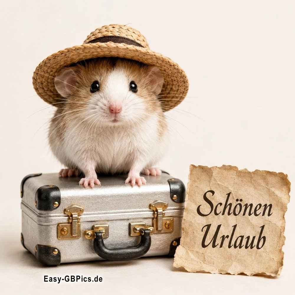 Schönen Urlaub: Pack die Koffer, es geht in den Urlaub!