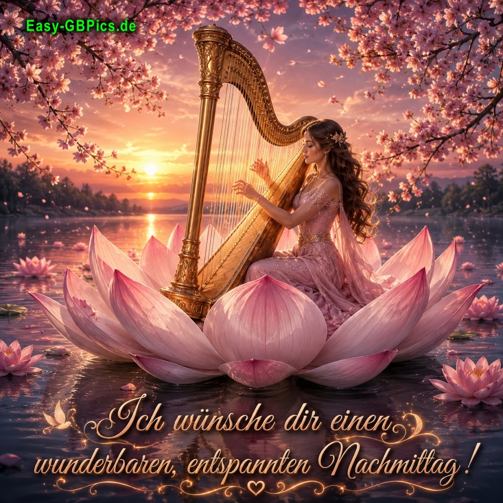 Ich wünsche dir einen wunderbaren, entspannten Nachmittag !