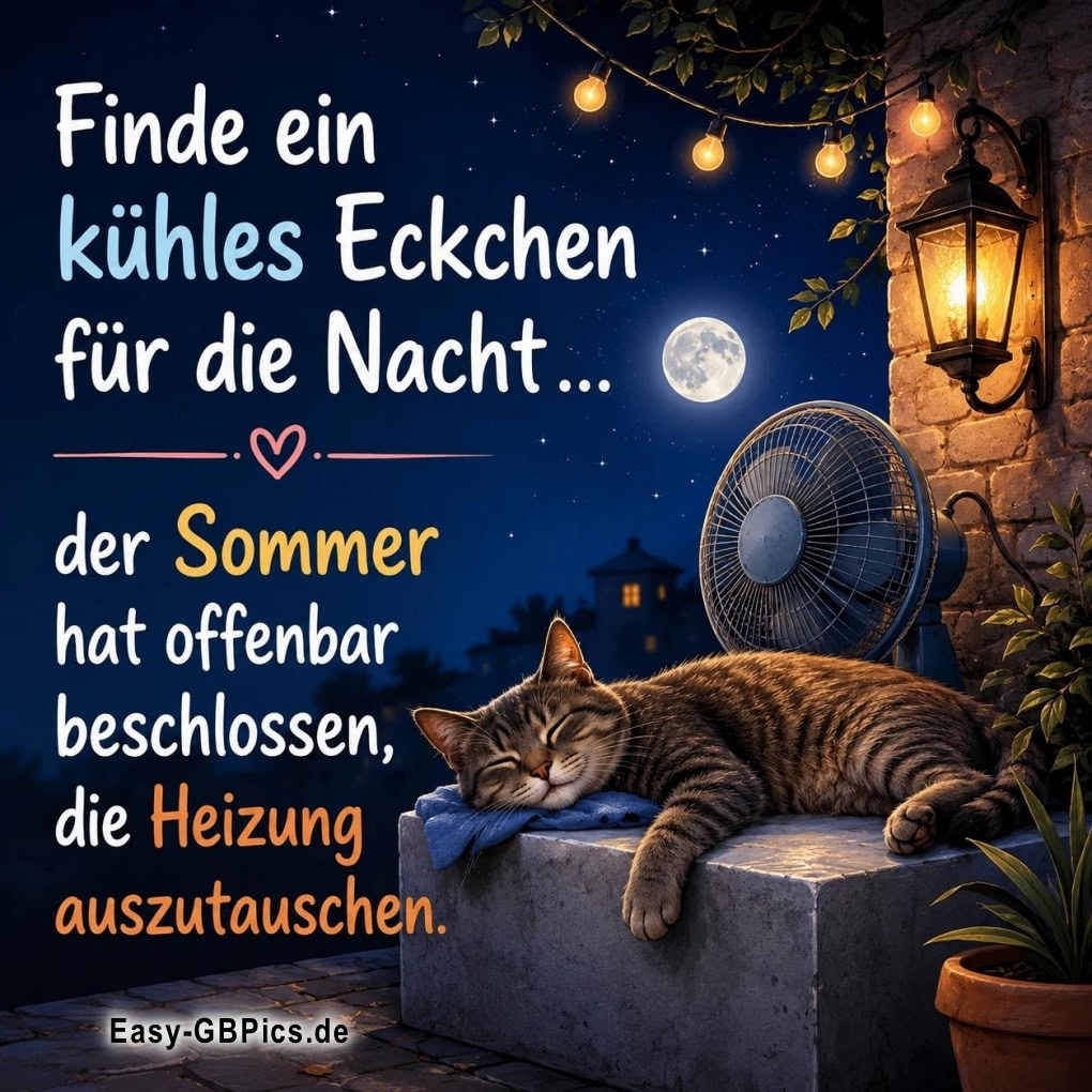 Hitze in der Nacht