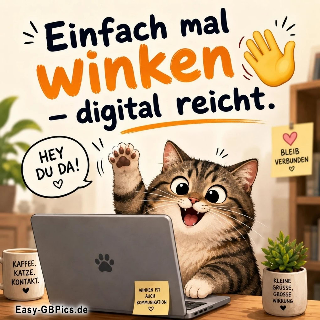 Lustige digitale Grüsse.