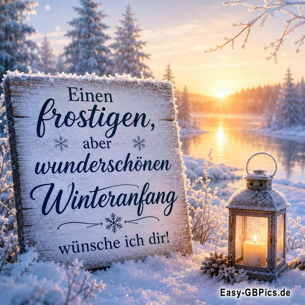 Ein frostiger, aber wunderschöner Winteranfang!