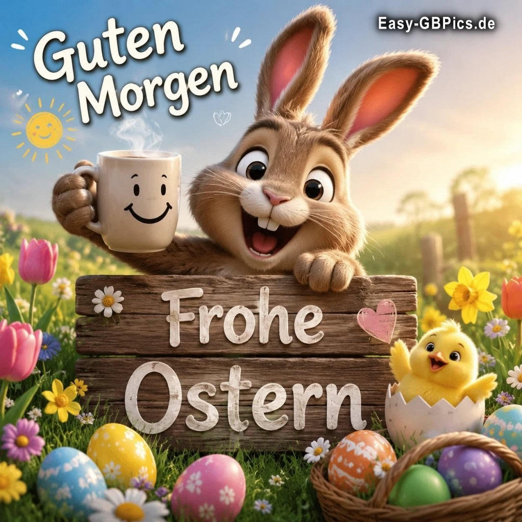Guten Morgen und frohe Ostern!