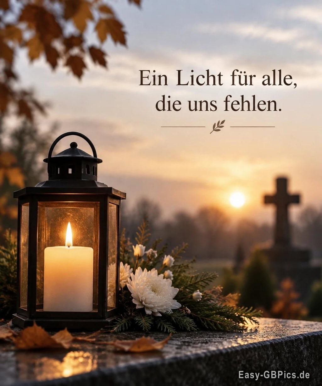 Totensonntag:  In stiller Erinnerung.
