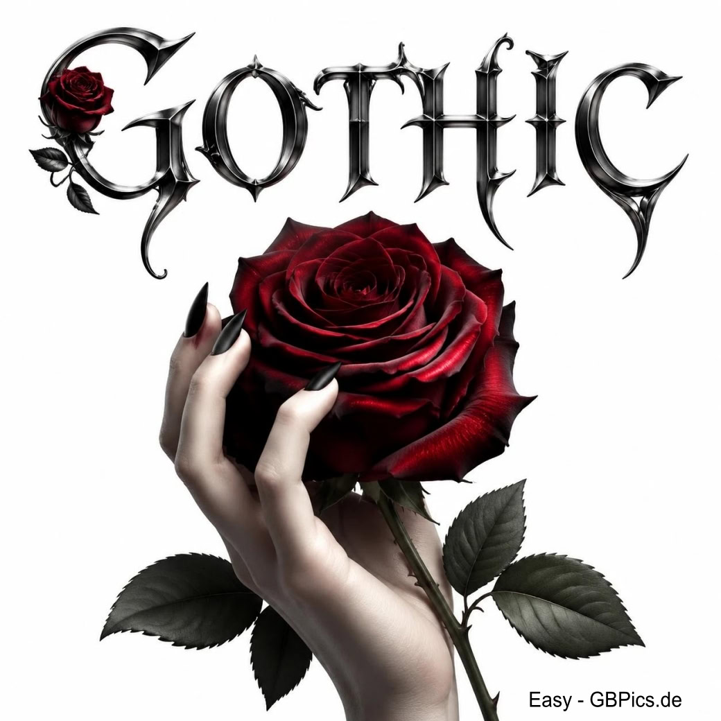 Gothic Romantik im Herzen.