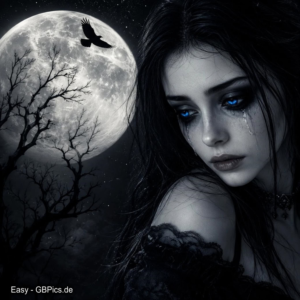 Gothic unter dem Mondlicht.