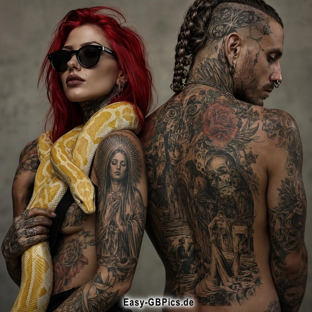 Schlangenliebe und Körperkunst, mehr als nur Tattoos und Schuppen.