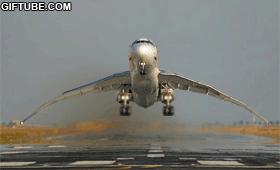 Lustige Flugzeug Animation