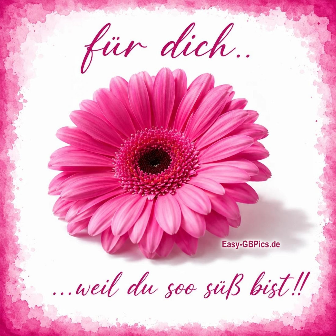 Für Dich, weil du so süss bist!