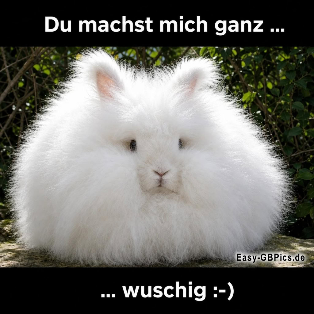 Flirtspruch - Du machst mich ganz wuschig.