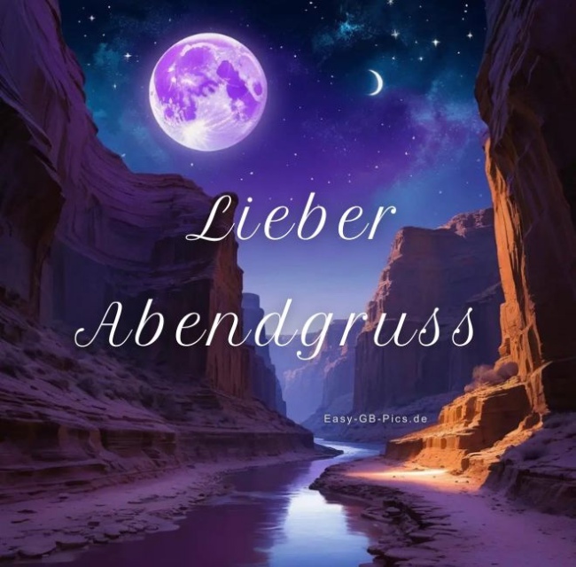Lieber Abendgruss