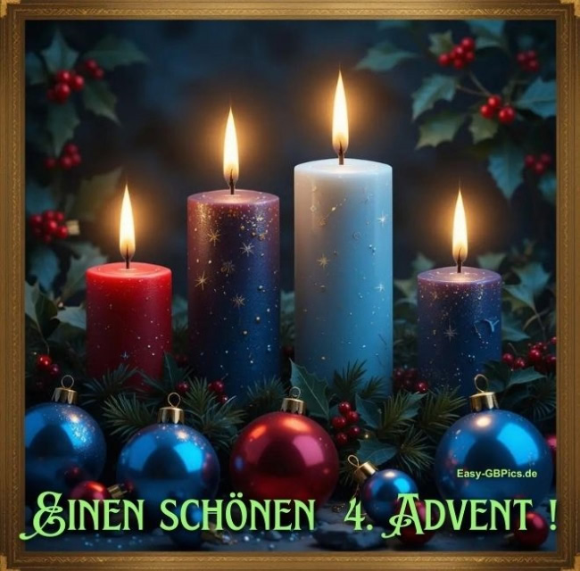 Schönen vierten Advent