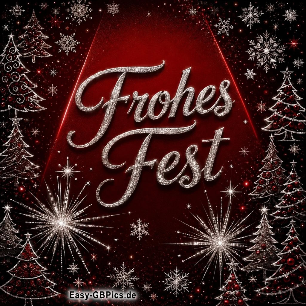 Frohes Fest! Genießt die festliche Zeit.
