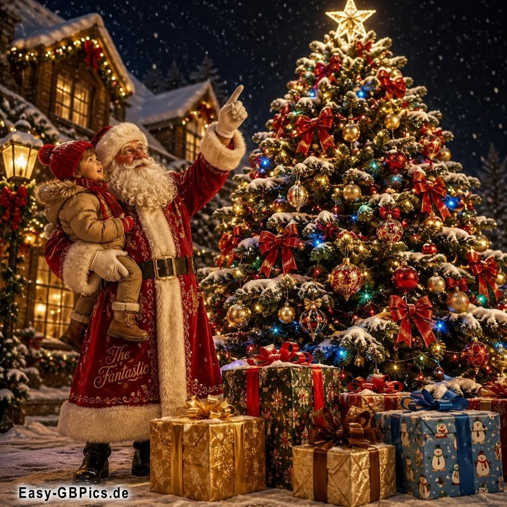 Weihnachtszauber mit Santa.