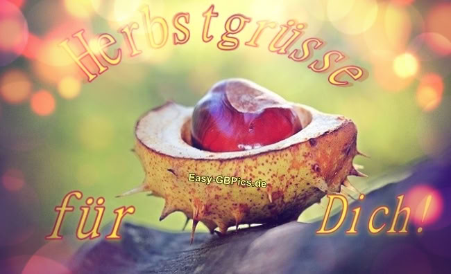 Herbstgruesse für Dich