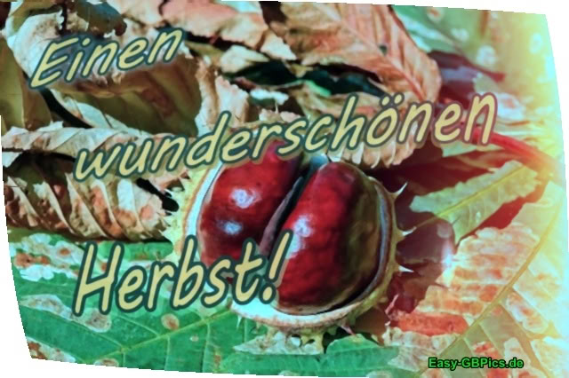 Schönen Herbst