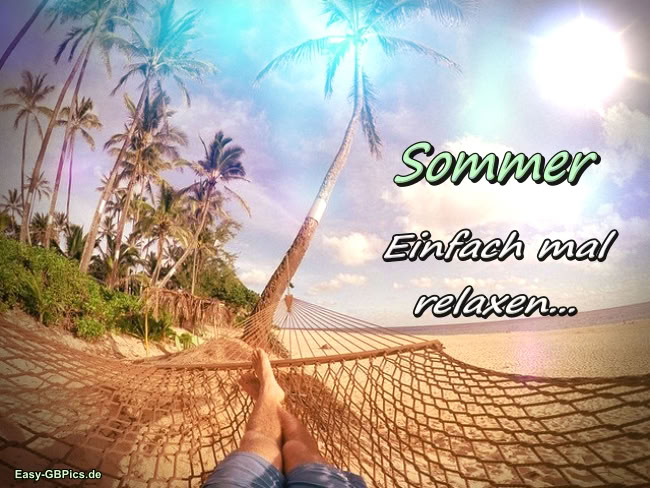 Sommer relaxen chillen Sommer relaxen chillen