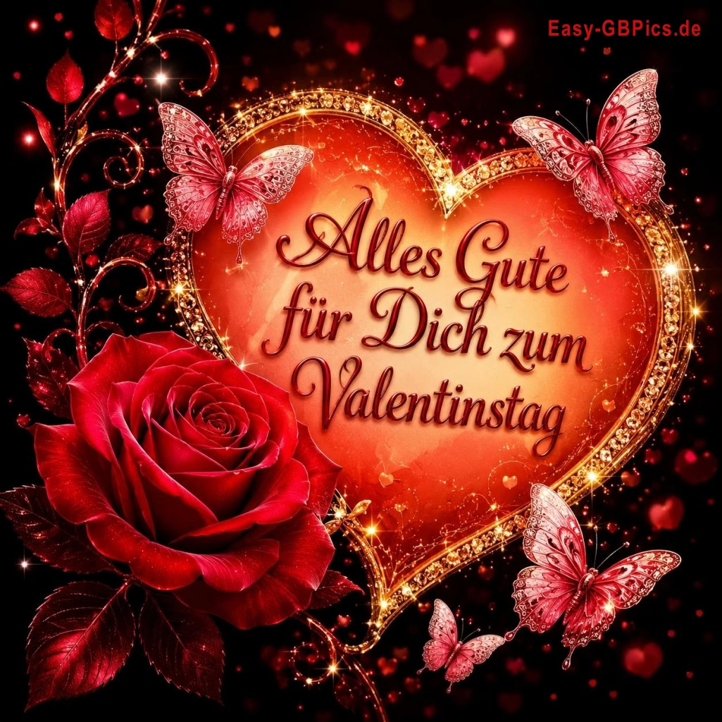 Lass die Liebe fliegen. Alles Liebe zum Valentinstag!