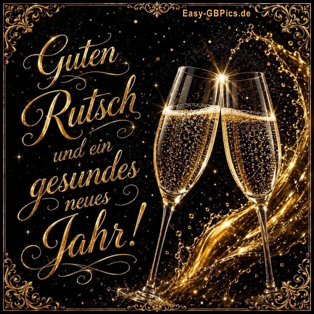 Guten Rutsch und ein gesundes neues Jahr!