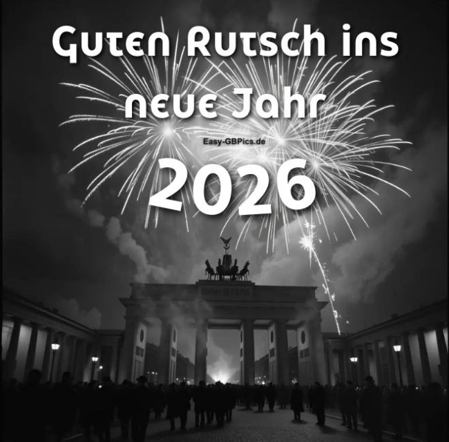 Guten Rutsch ins neue Jahr 2026