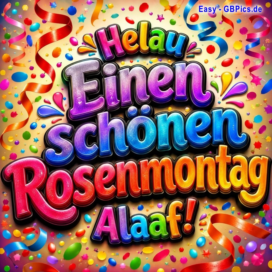 Rosenmontagsgrüße