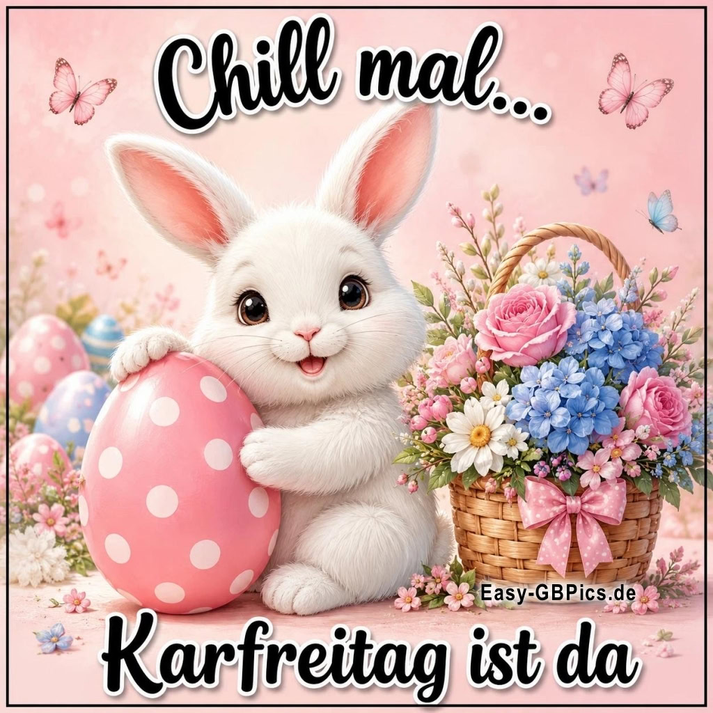 Chill mal...Karfreitag ist da.