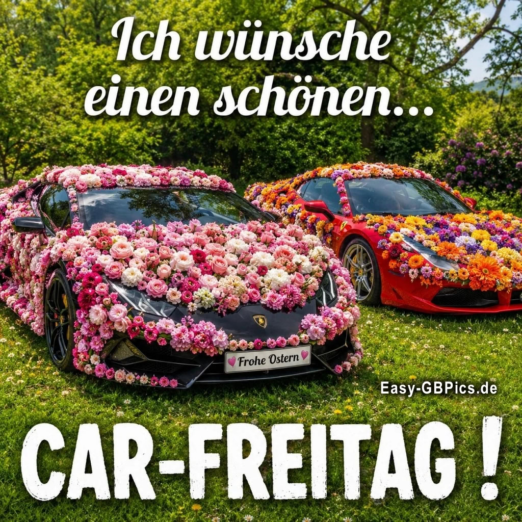 Ich wünsche einen schönen CAR-FREITAG !